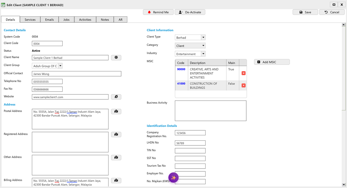 CRM Screenshot 2